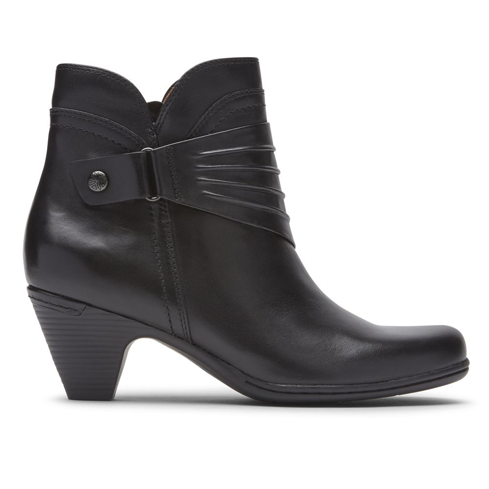 Rockport Canada Cobb Hill Adaline - Womens Ankle Boots Black (SRG672043)